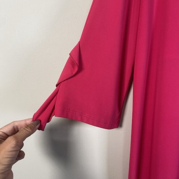 NWT‎ Clara Sun Woo Pink Dress New With Tags Size X-Large Stretch $102 Retail USA - Picture 4 of 11